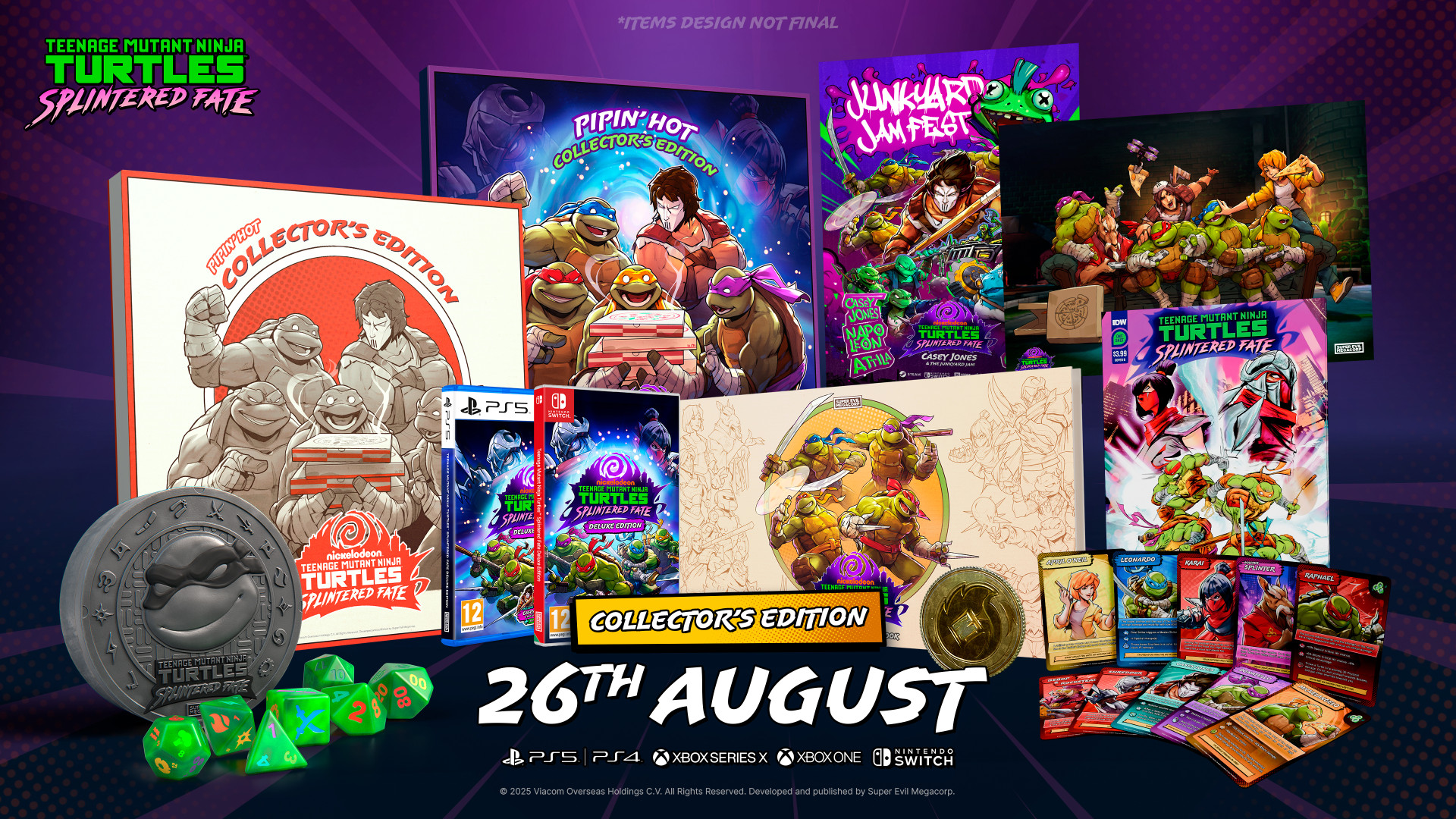 Teenage Mutant Ninja Turtles Splintered Fate Pipin Hot Edition