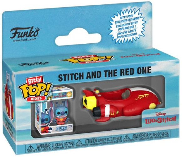 Lilo and Stitch Funko Bitty Pop! Rides: Stitch and The Red One