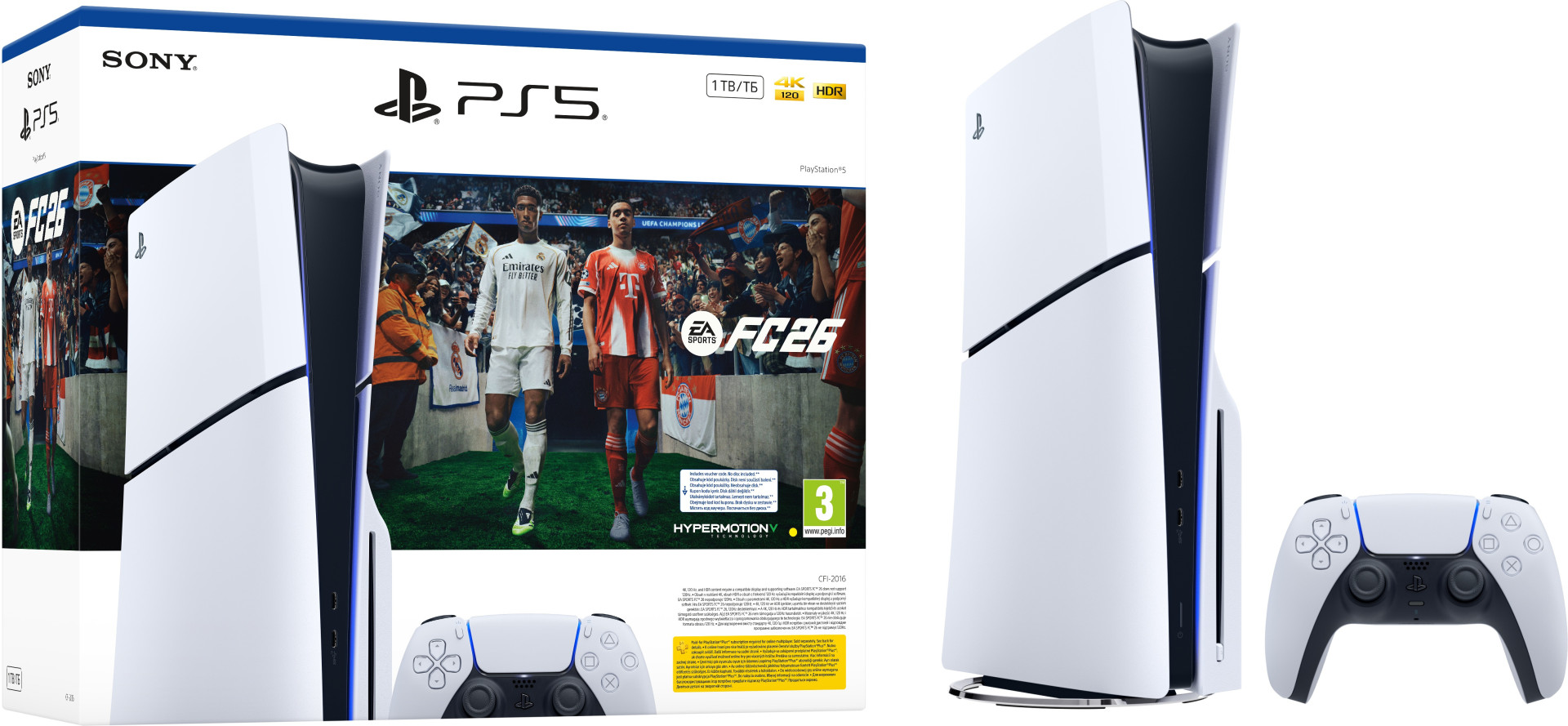 PlayStation 5 Disc Edition (SLIM VERSION) + EA Sports FC 26 Bundle