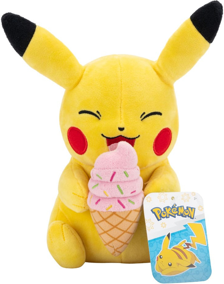 Pokemon Pluche - Pikachu with Ice Cream