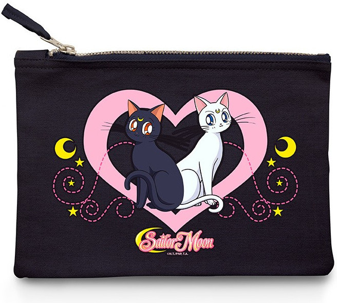 Sailor Moon Cosmetic Case - Luna & Artemis
