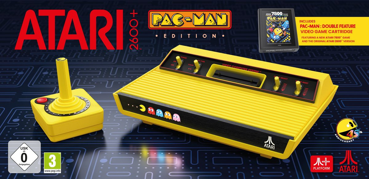 Atari 2600+ PAC-MAN Edition Console
