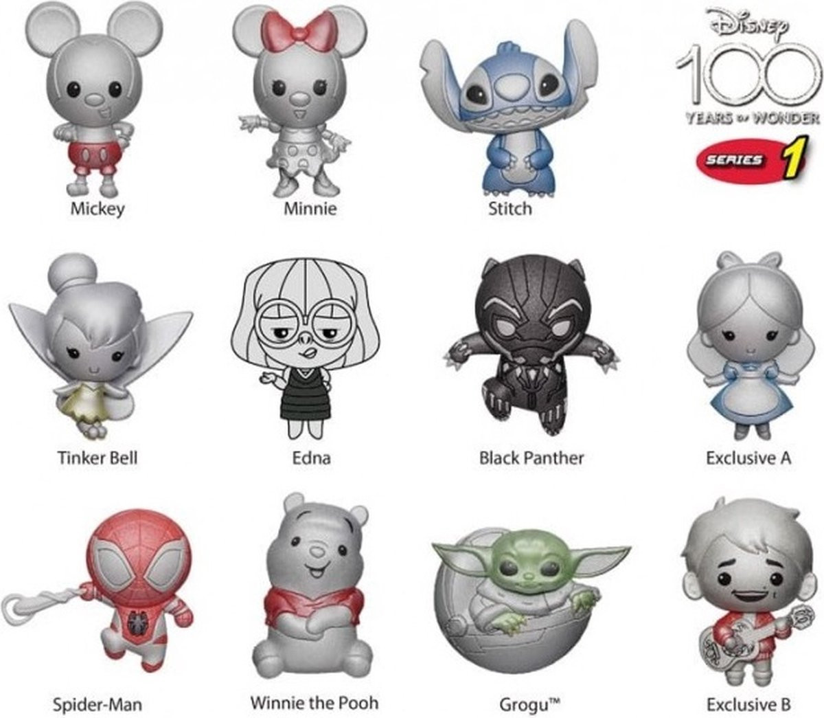 Disney 100 Years of Wonder 3D Clip Bag (1 figure)