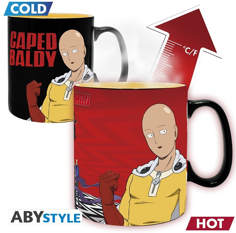 One Punch Man Heat Change Mug - Saitama & Garou