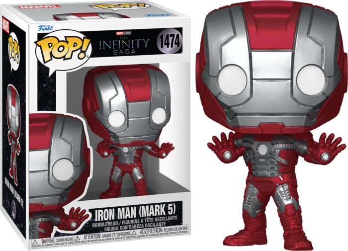 Marvel Avengers: The Infinity Saga Funko Pop Vinyl: Iron Man (Mark 5)