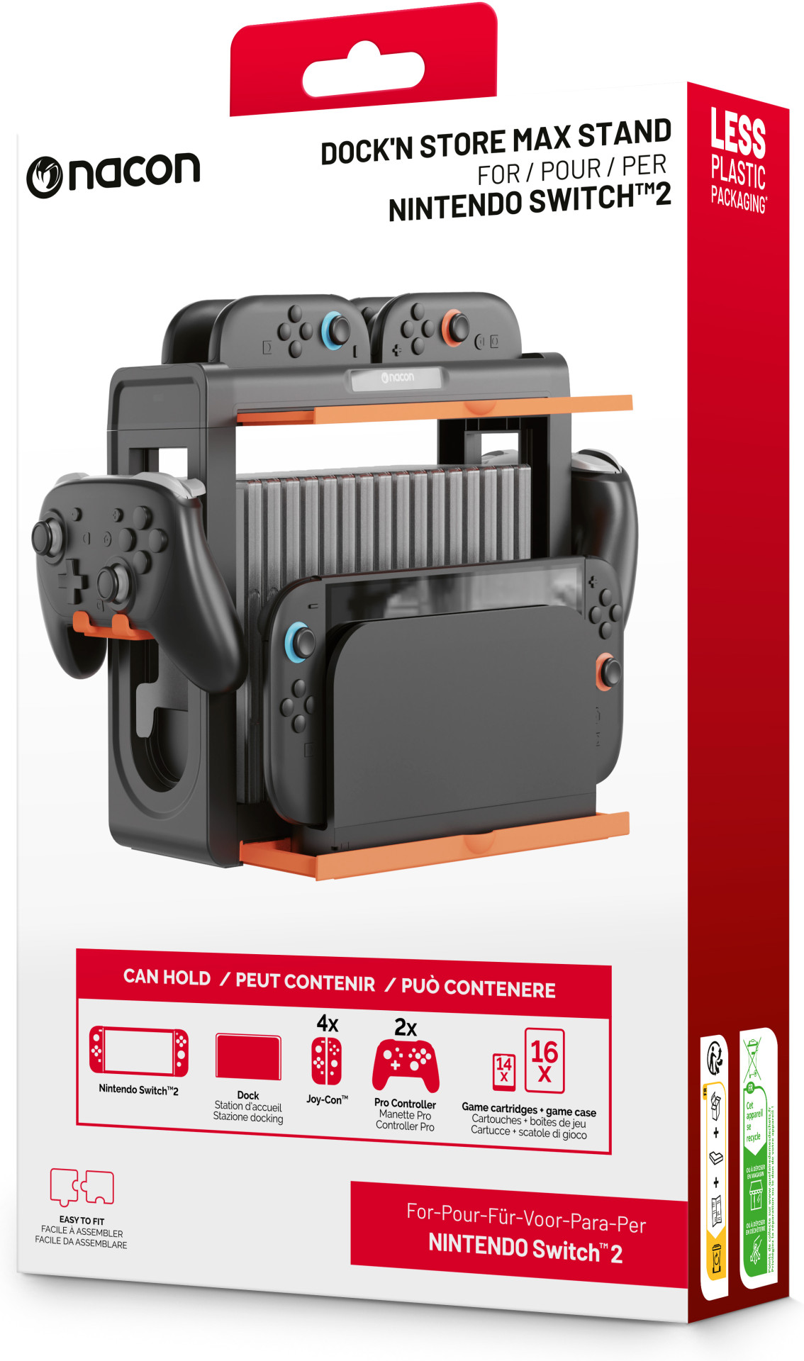 Nacon Storage Dock for Joy-Con + Pro Controller
