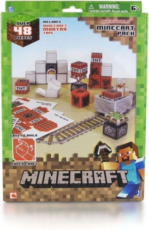 Minecraft Paper Craft Minecart Pack