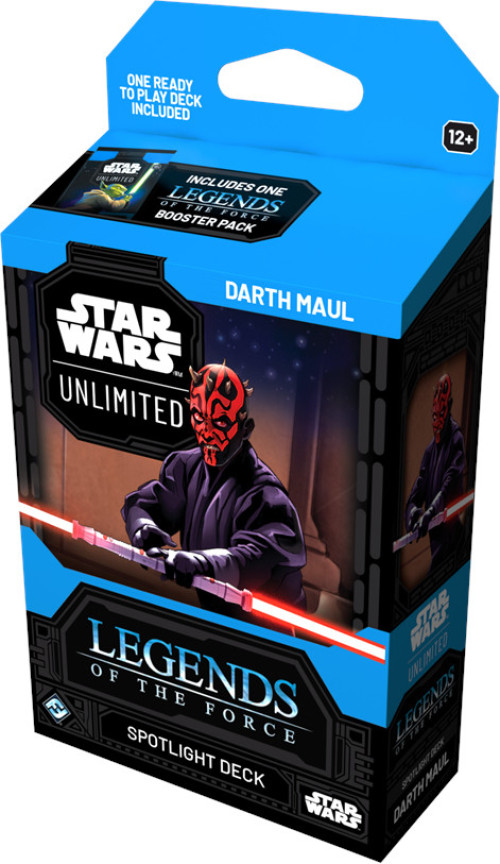 Star Wars: Unlimited TCG Legends of the Force Darth Maul Spotlight Deck