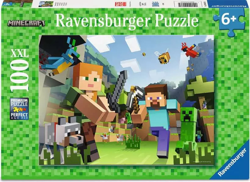 Minecraft - Steve and Alex Puzzle (100 XXL pcs)