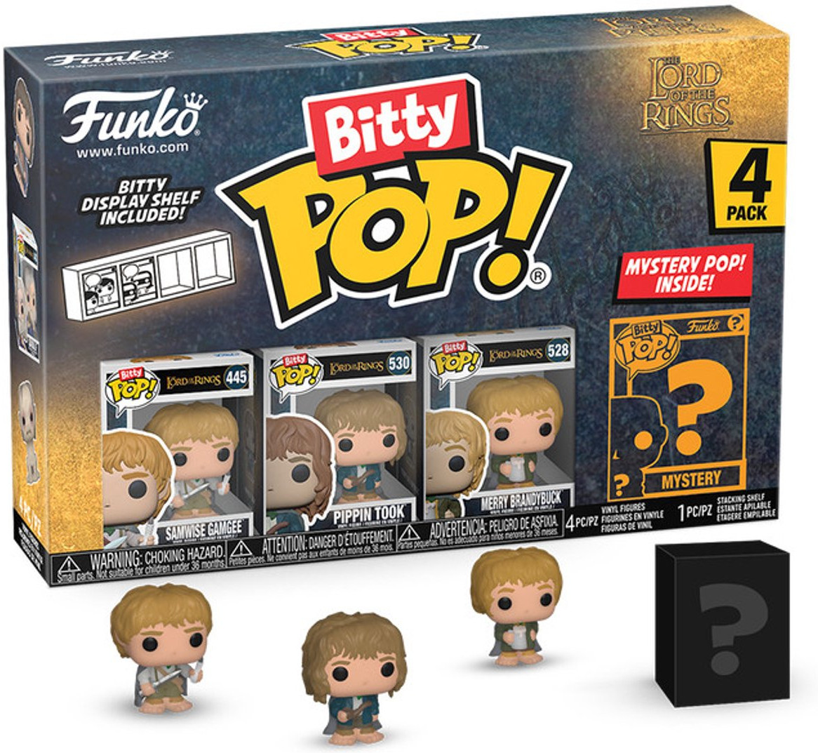 The Lord of The Rings Funko Bitty Pop! 4-Pack: Samwise Gamgee / Pippin Took / Merry Brandybuck