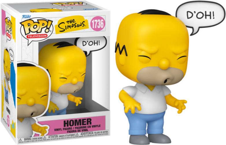 The Simpsons Funko Pop Vinyl Figure: Homer (D'Oh!)