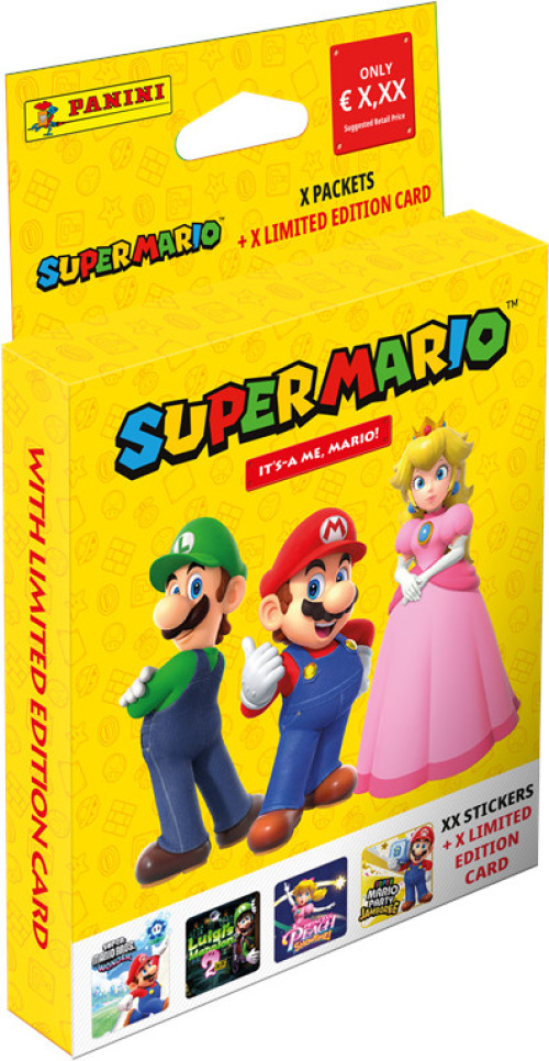 Super Mario Stickers 2 Eco Blister