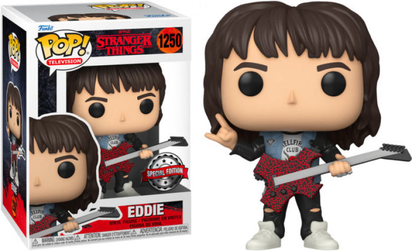 Stranger Things Funko Pop Vinyl: Eddie with Guitar (1250)