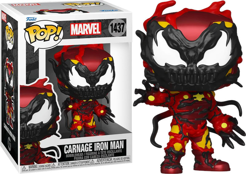 Marvel Funko Pop Vinyl: Carnage Iron Man