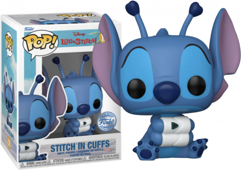 Disney Lilo & Stitch Funko Pop Vinyl: Stitch in Cuffs