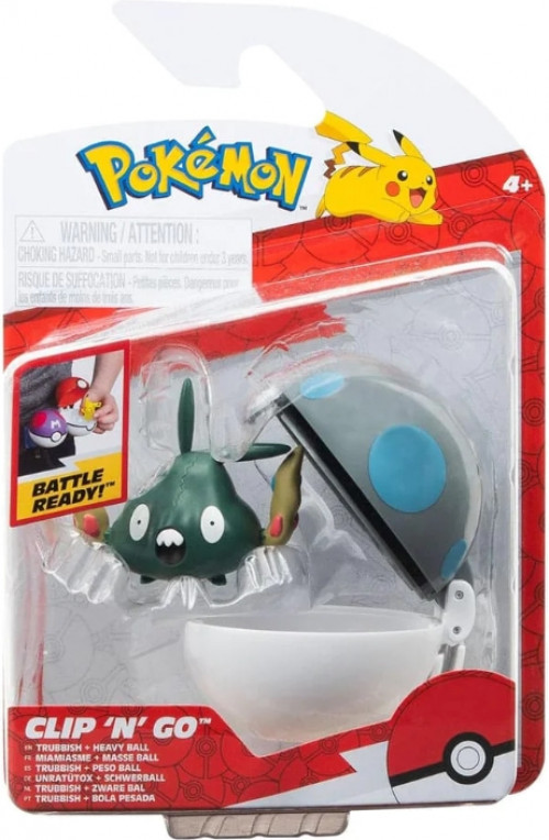 Pokemon Figure - Trubbish + Heavy Ball (Clip 'n' Go)