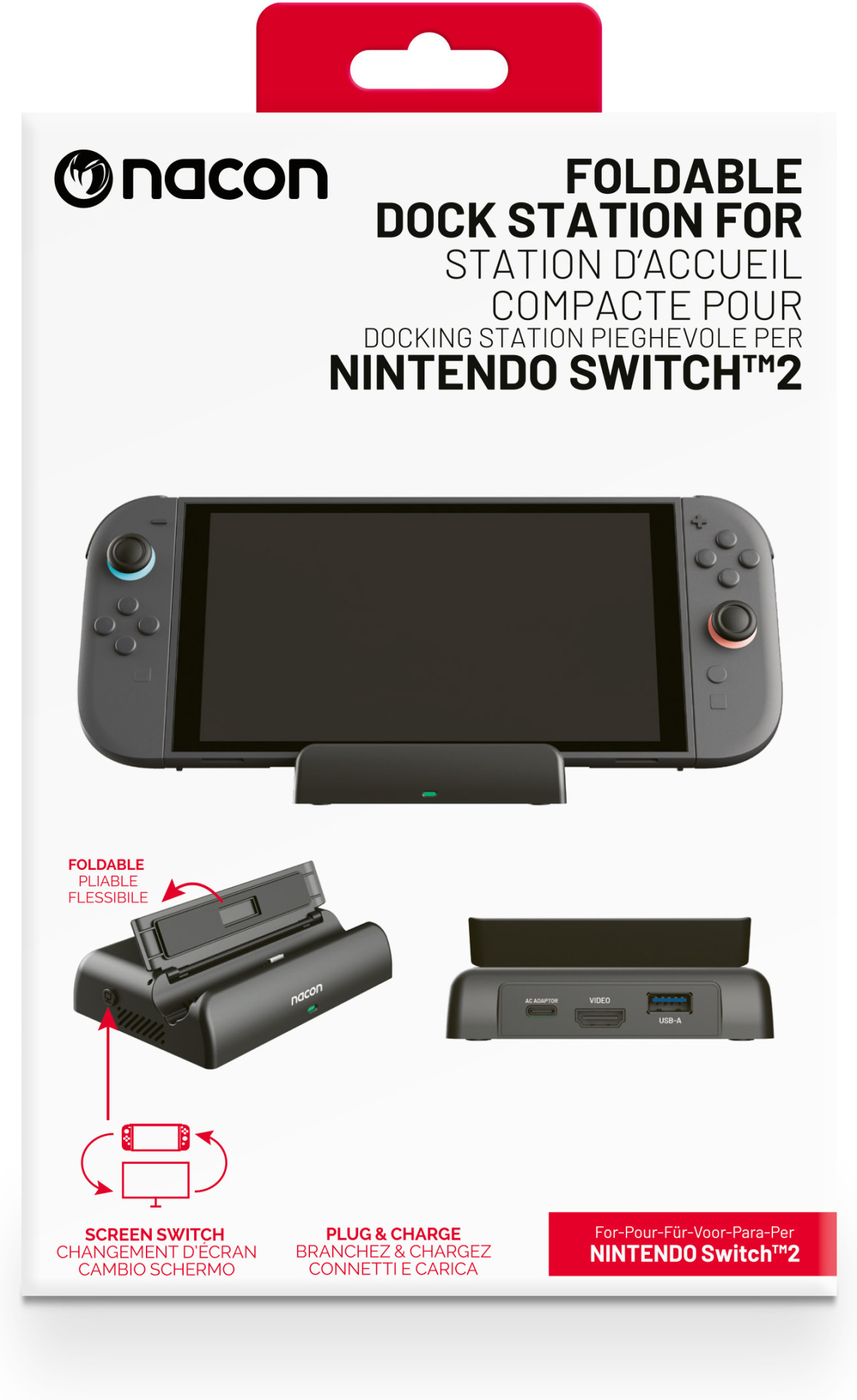 Nacon Foldable Docking Station with HDMI
