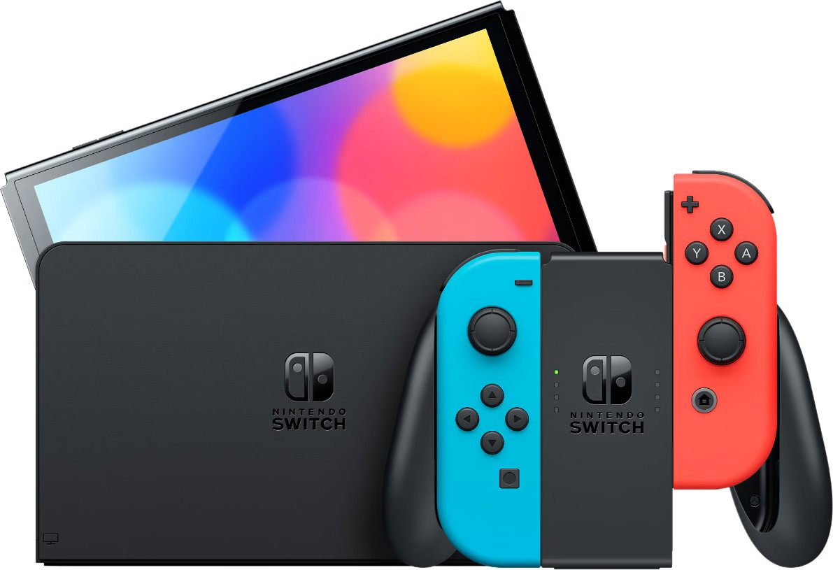 Nintendo Switch OLED-model - Red/Blue
