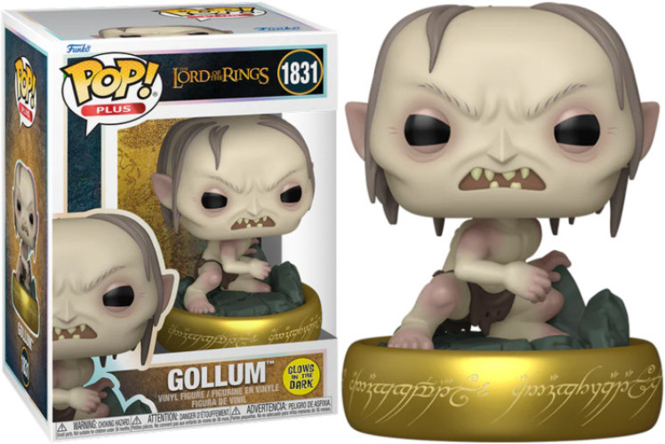The Lord of the Rings Funko Pop Plus Vinyl: Gollum (Glow in the Dark)