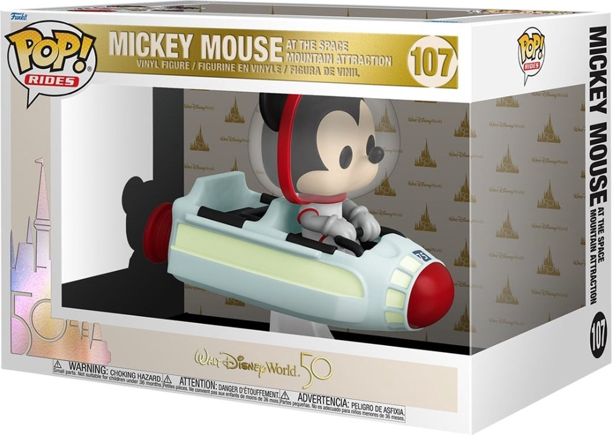 Walt Disney World 50 Funko Pop Vinyl: Mickey Mouse at the Space Mountain Attraction