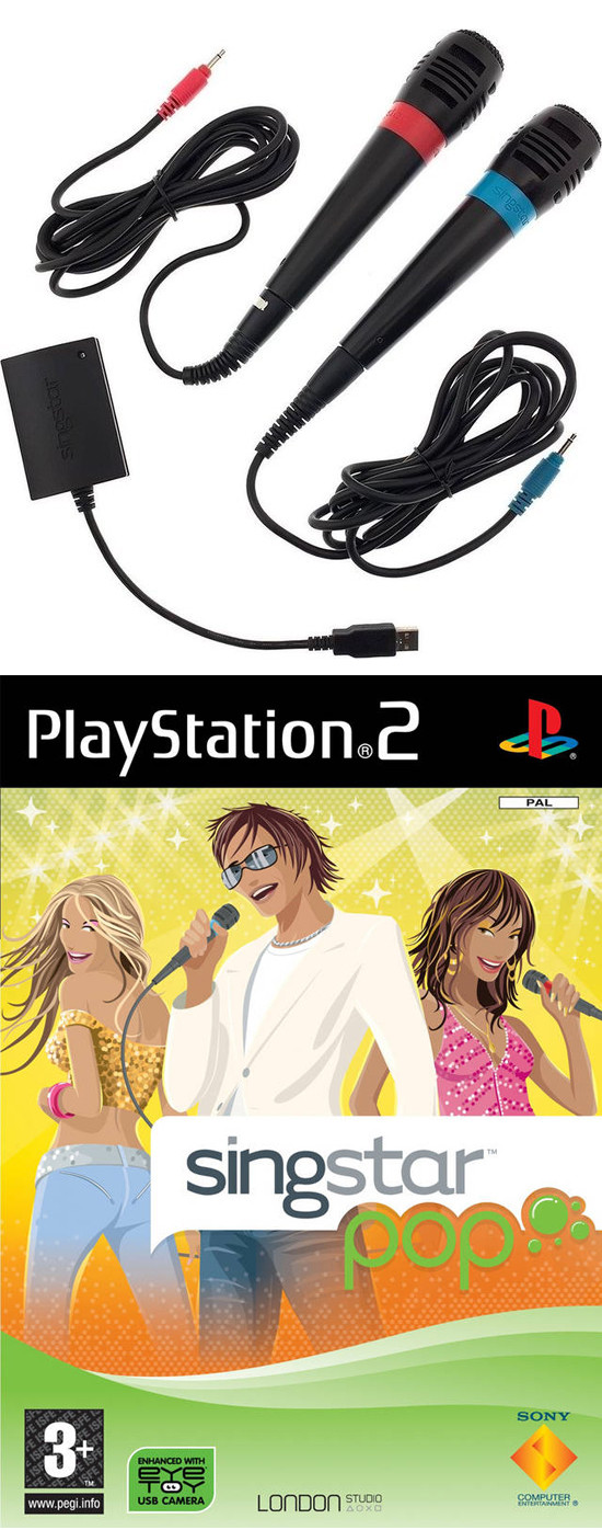 Singstar Pop + Microphones