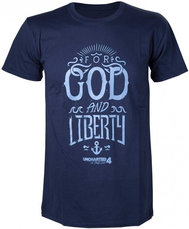 Uncharted 4 – For God and Liberty T-shirt