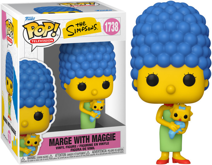 The Simpsons Funko Pop Vinyl Figure: Marge with Maggie