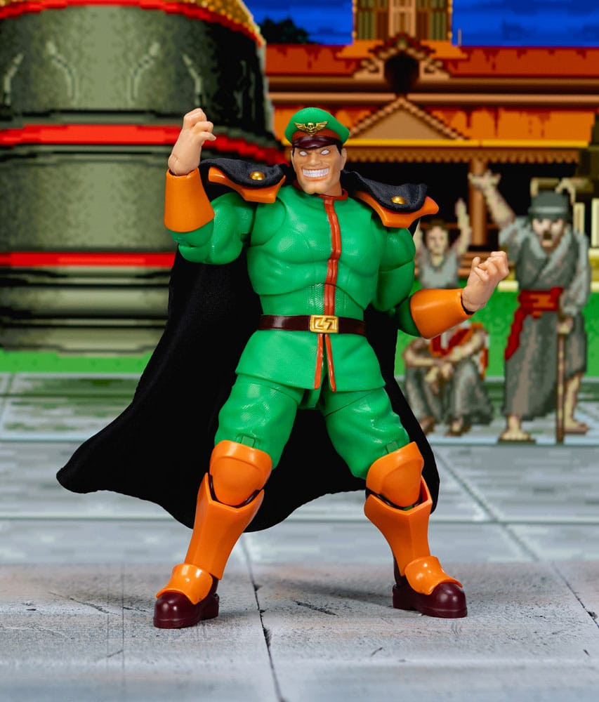 Ultra Street Fighter II: The Final Challengers Action Figure – M. Bison (Green)