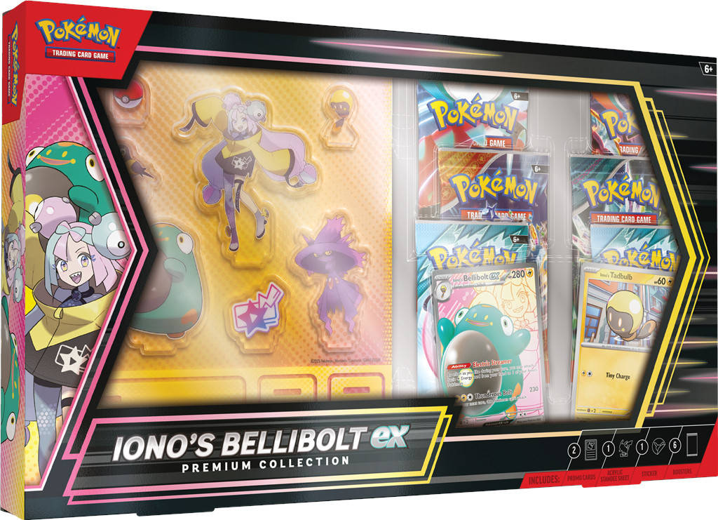 Pokemon TCG Iono's Bellibolt EX Premium Collection Box