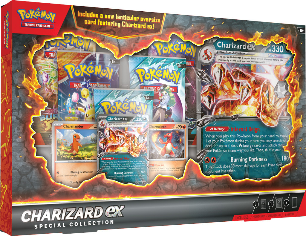 Pokemon TCG Charizard EX Special Collection Box