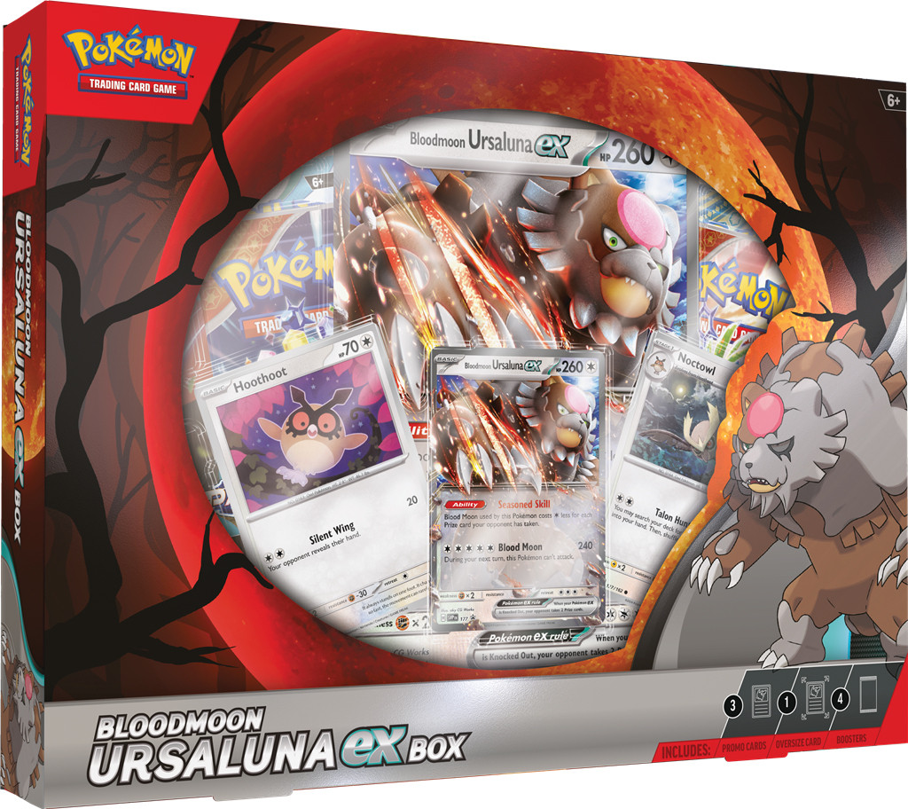 Pokemon TCG Scarlet & Violet Bloodmoon Ursaluna EX Box