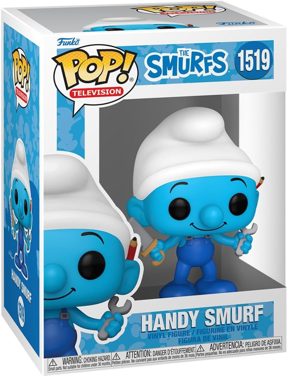 The Smurfs Funko Pop Vinyl: Handy Smurf