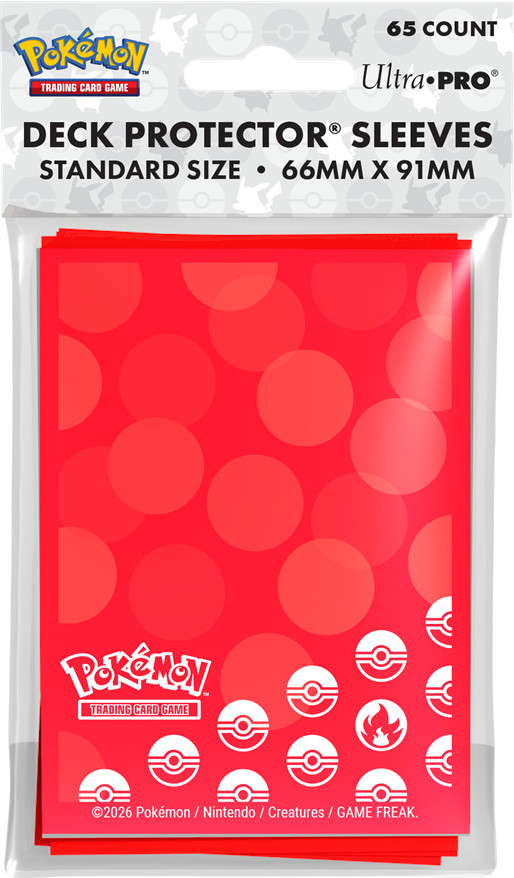 Pokemon TCG Deck Protector Energy Sleeves – Fire