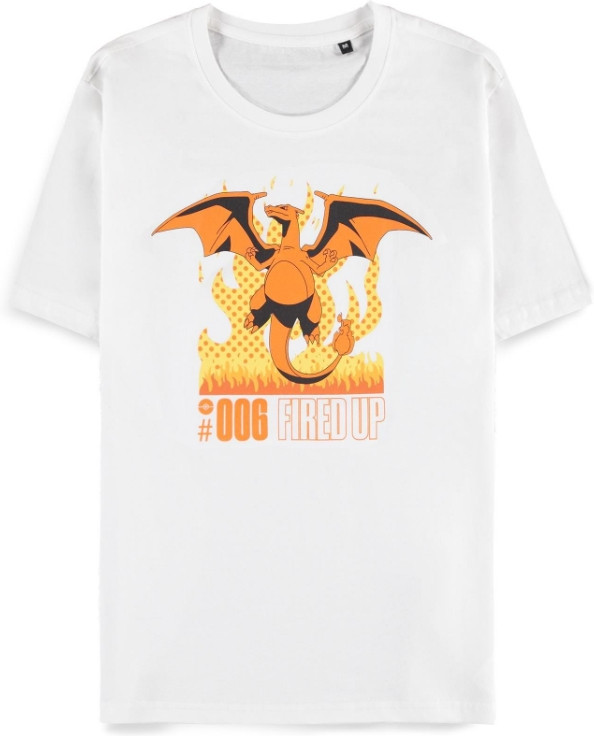 Pokémon – Charizard – White Men's Short Sleeved T-shirt