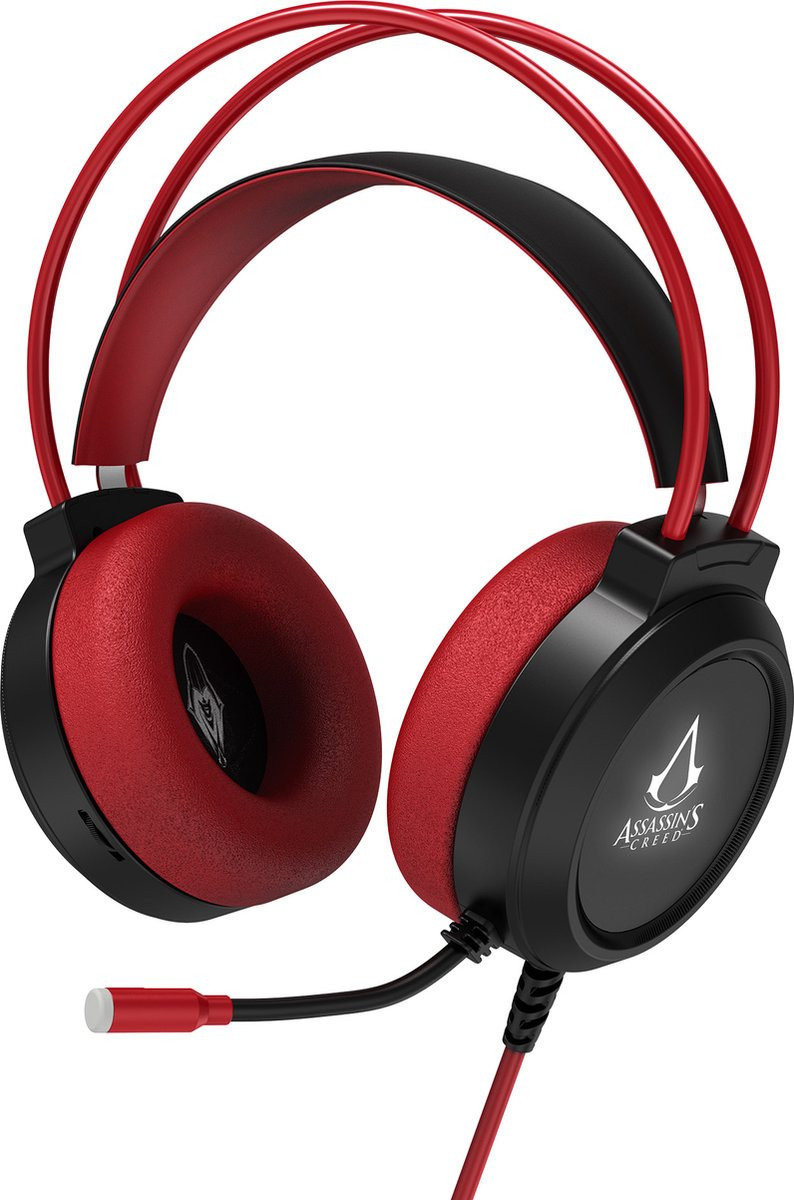 Assassin's Creed Dual Gaming Wired Headset – Red