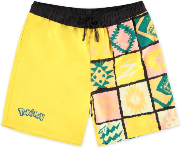Pokemon – Men's Yellow Swimshort