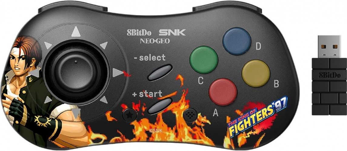 8BitDo x SNK Neo Geo Wireless Controller – Kyo Kusanagi