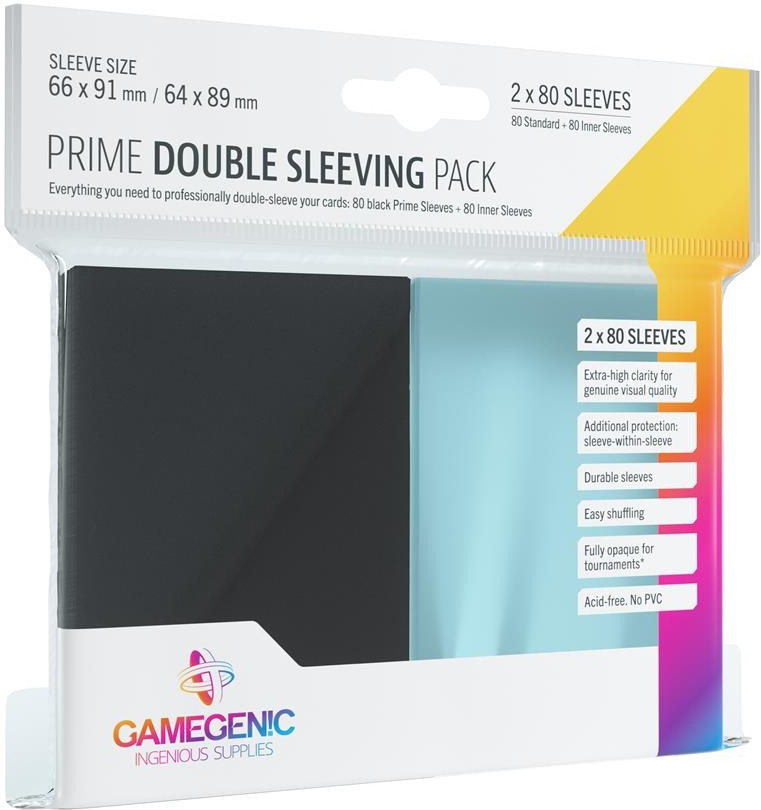 GameGenic – Double Sleeving Pack (2 x 80 stuks)