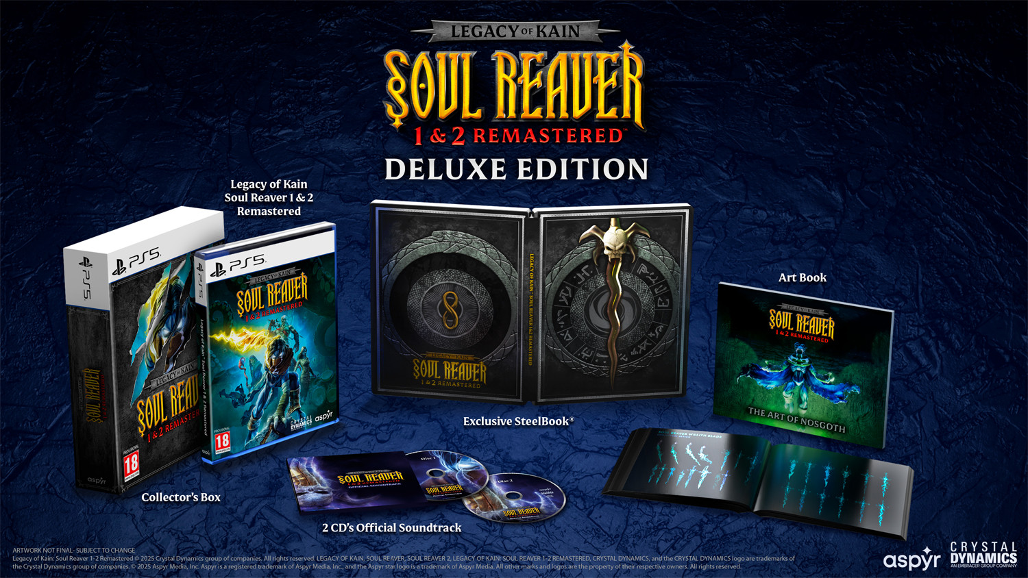 Legacy of Kain Soul Reaver 1&2 Remastered Deluxe Edition