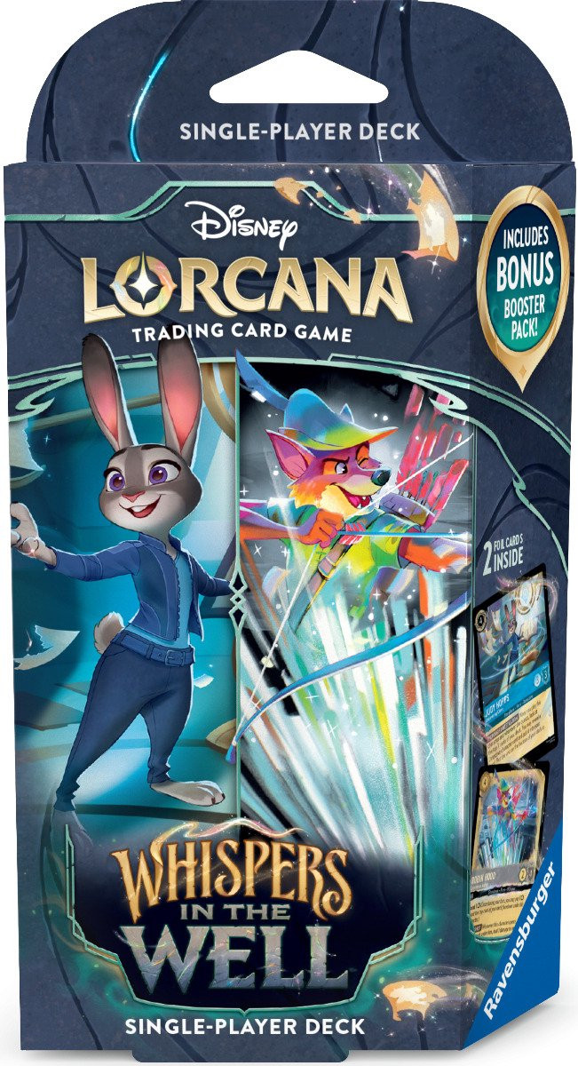 Disney Lorcana – Whisper in the Well Starter Deck – Judy Hopps & Robin Hood
