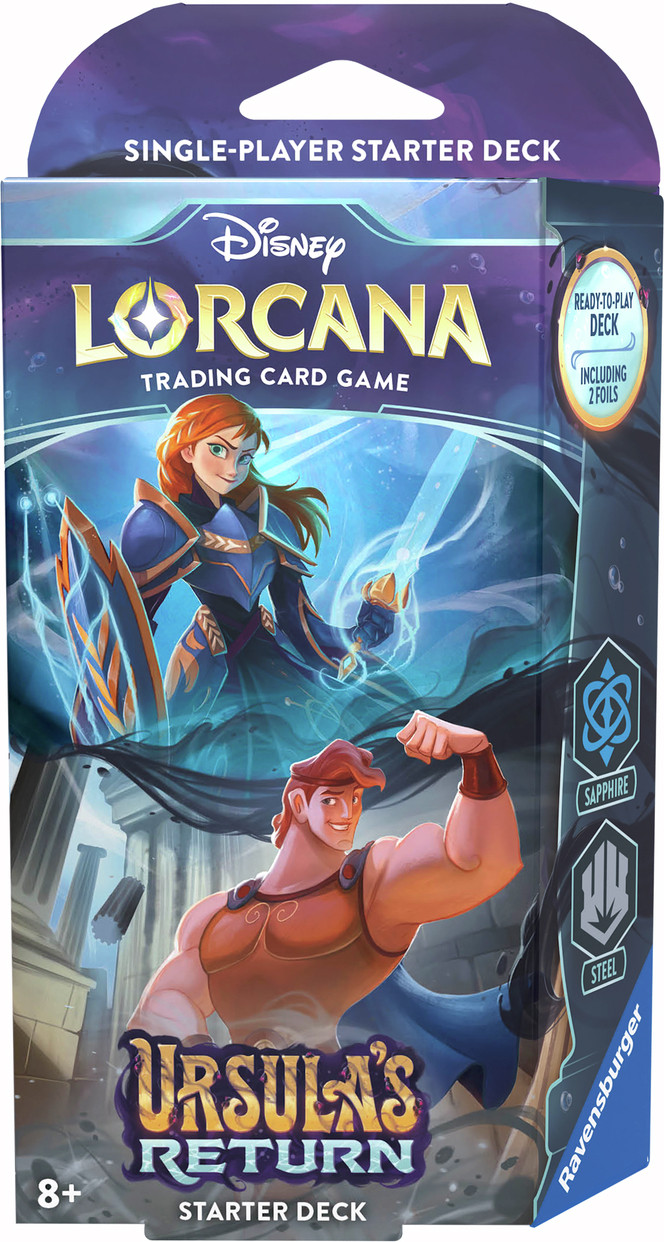 Disney Lorcana – Ursula's Return Starter Deck – Anna & Hercules