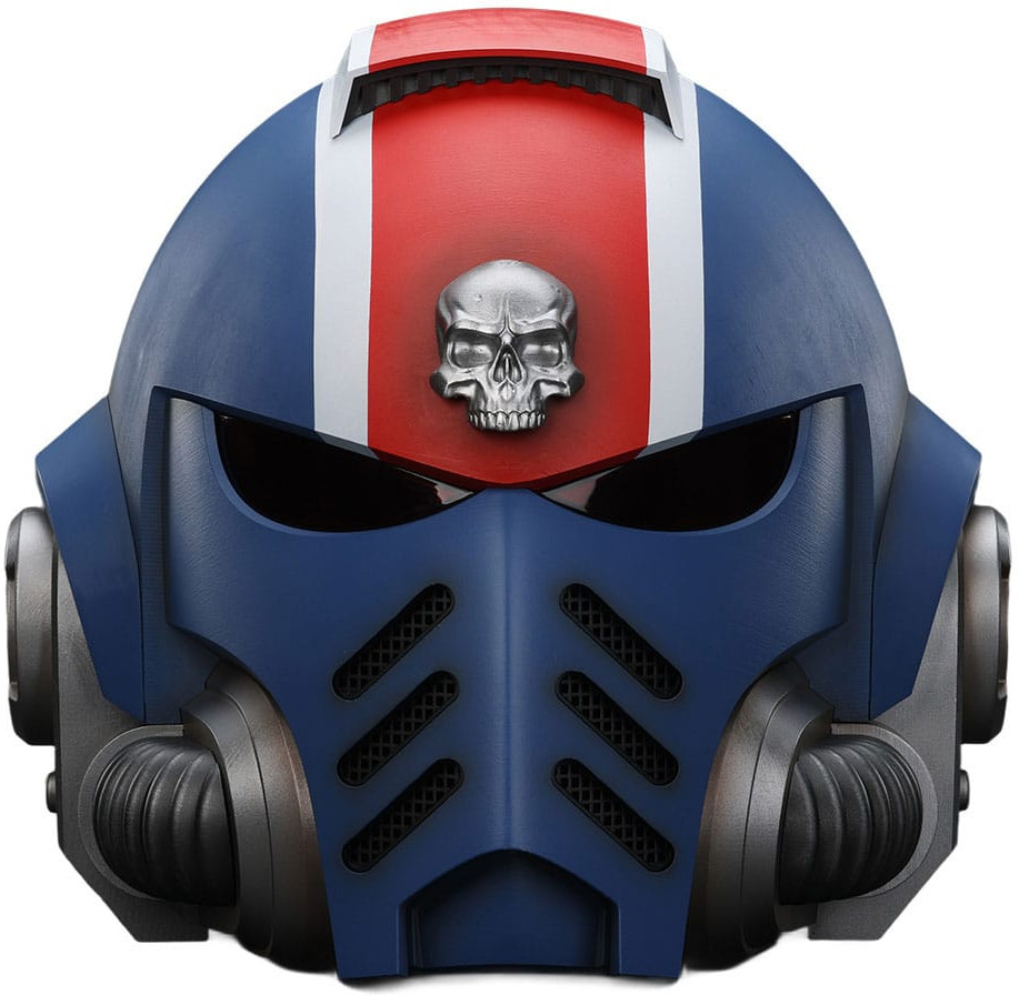Warhammer 40K: Space Marine 2 Replica – Ultramarines Lieutenant Titus Helmet