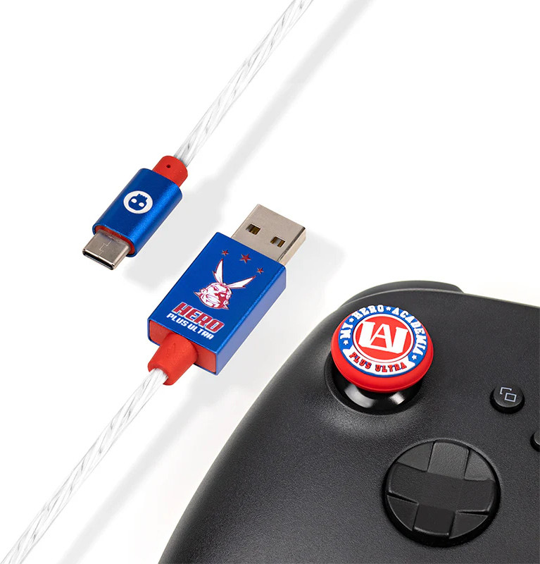 My Hero Academia – USB-C LED Charge Cable & Thumb Grips