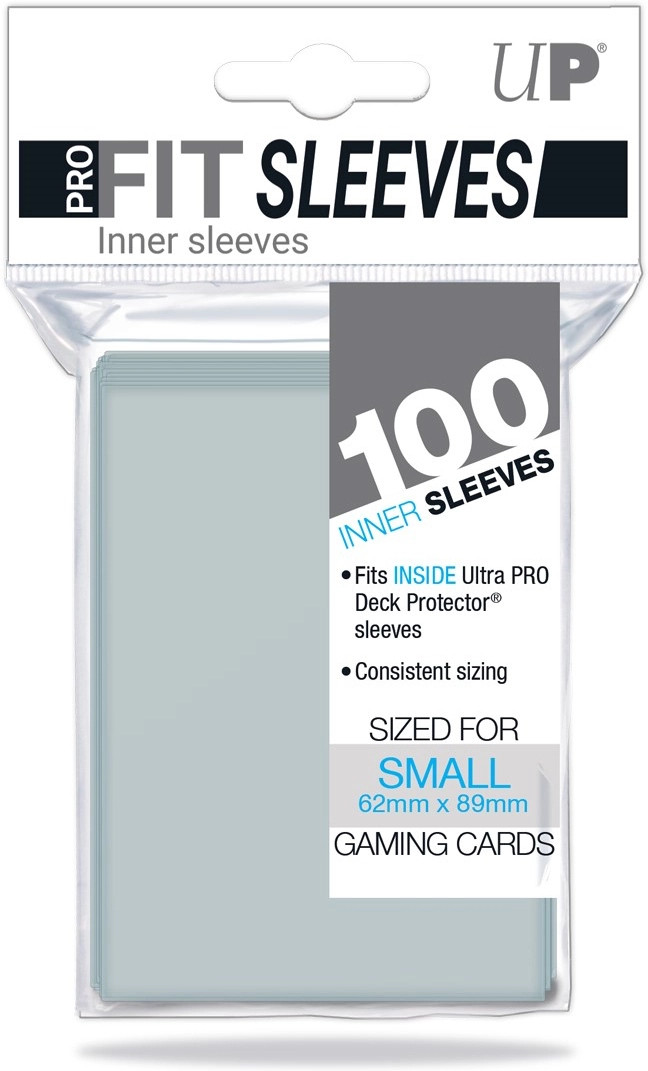 Ultra Pro – Pro Fit Inner Sleeves Transparant (100 stuks) (Small Cards)