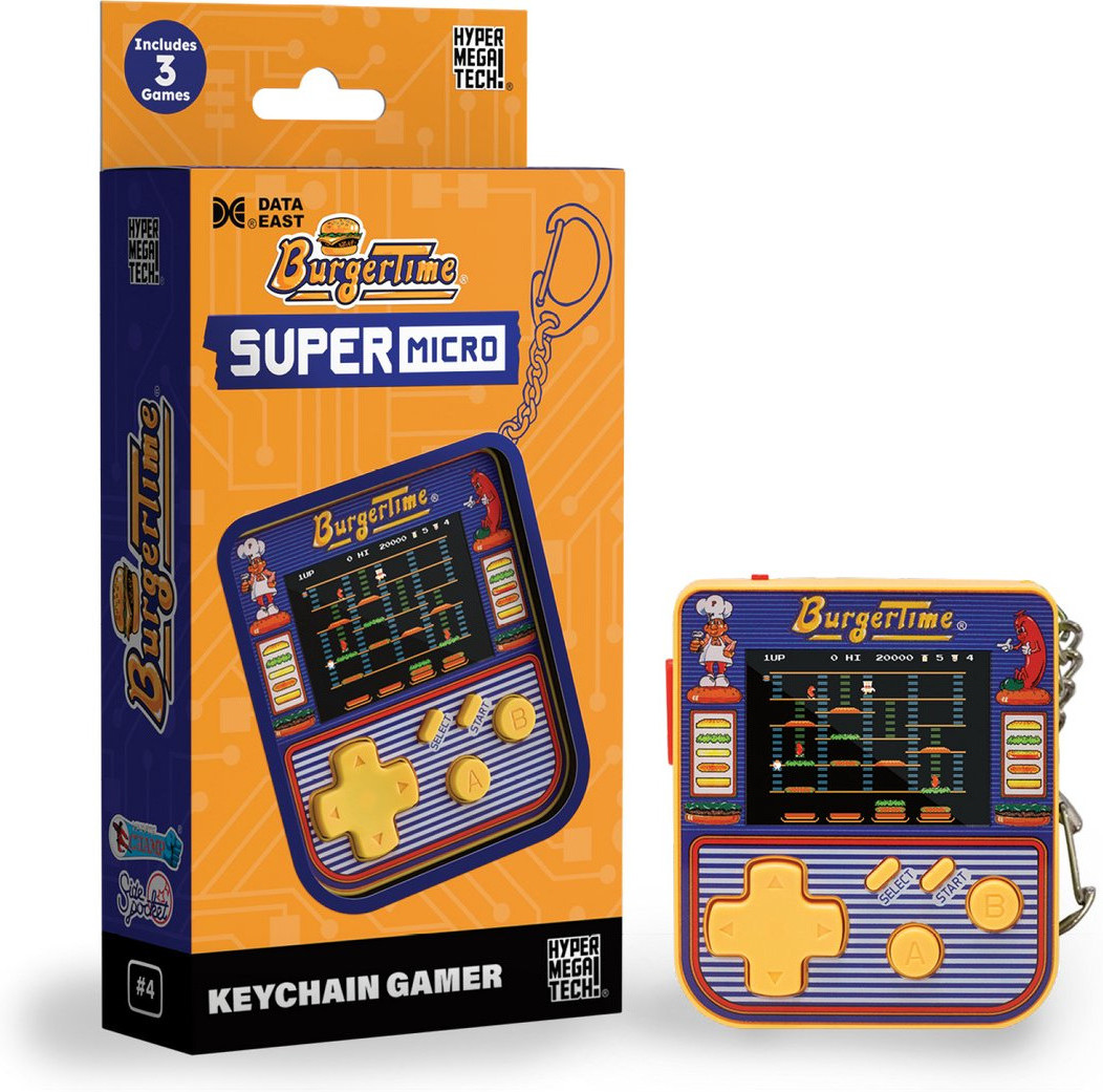 Evercade Super Micro Keychain Gamer – Data East Burger Time