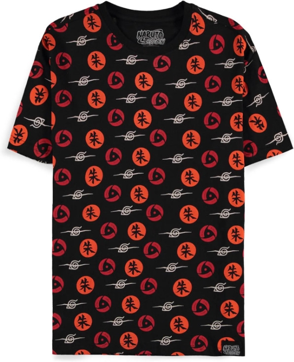 Naruto Shippuden – Symbols Men's Short Sleeved T-shirt