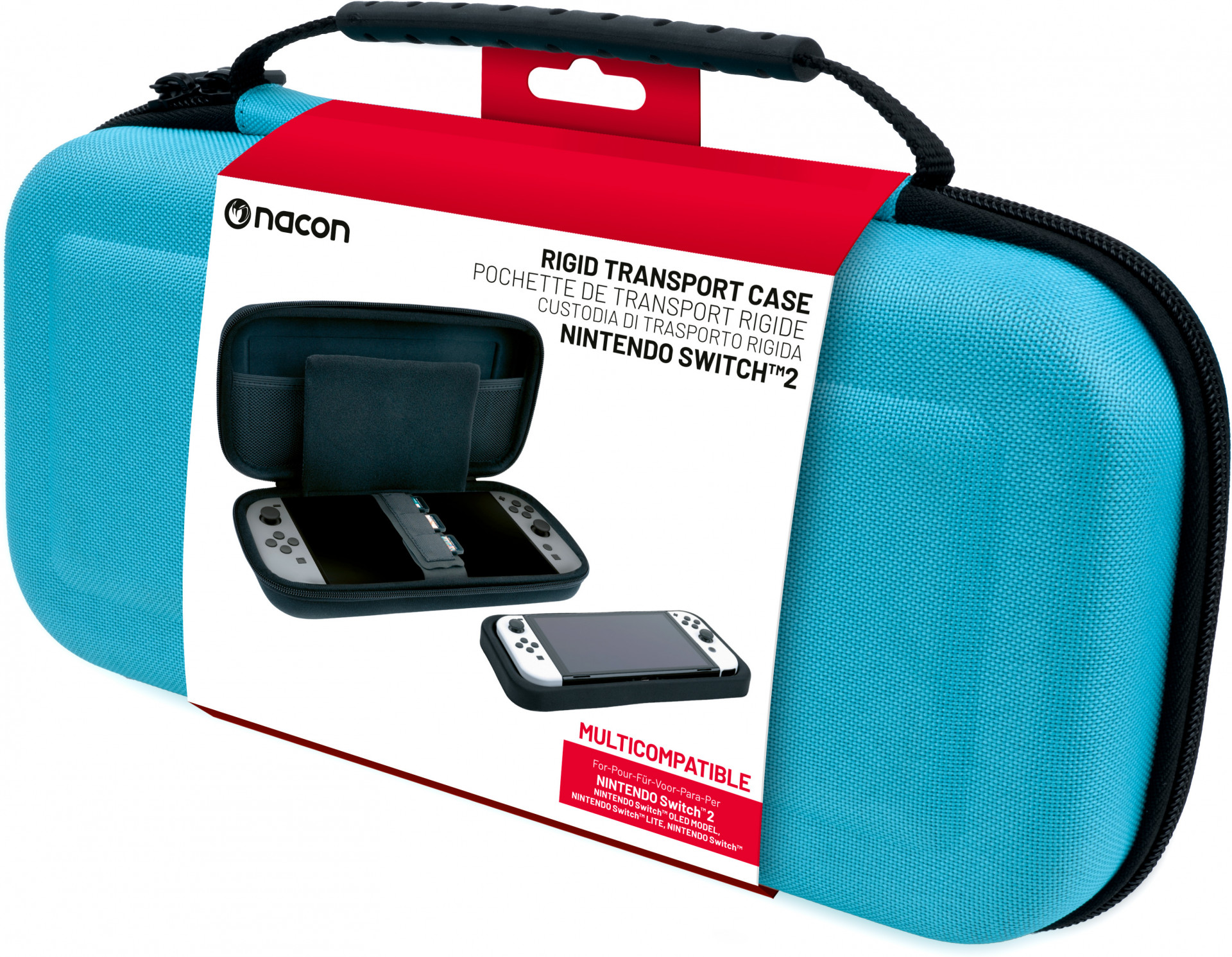 Nacon Switch 2 Rigid Transport Case (Blue)