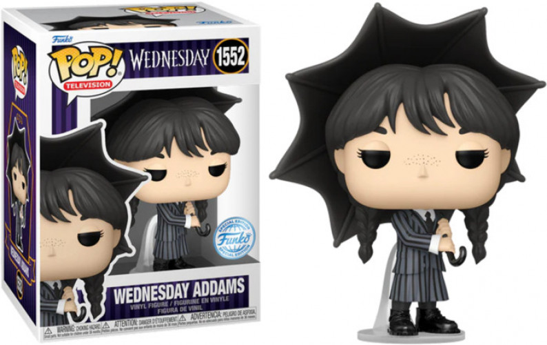 Wednesday Funko Pop Vinyl: Wednesday Addams with Umbrella