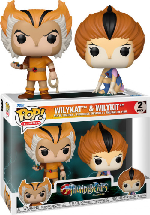 Thundercats Funko Pop Vinyl: Wilykat & Wilykit 2-Pack
