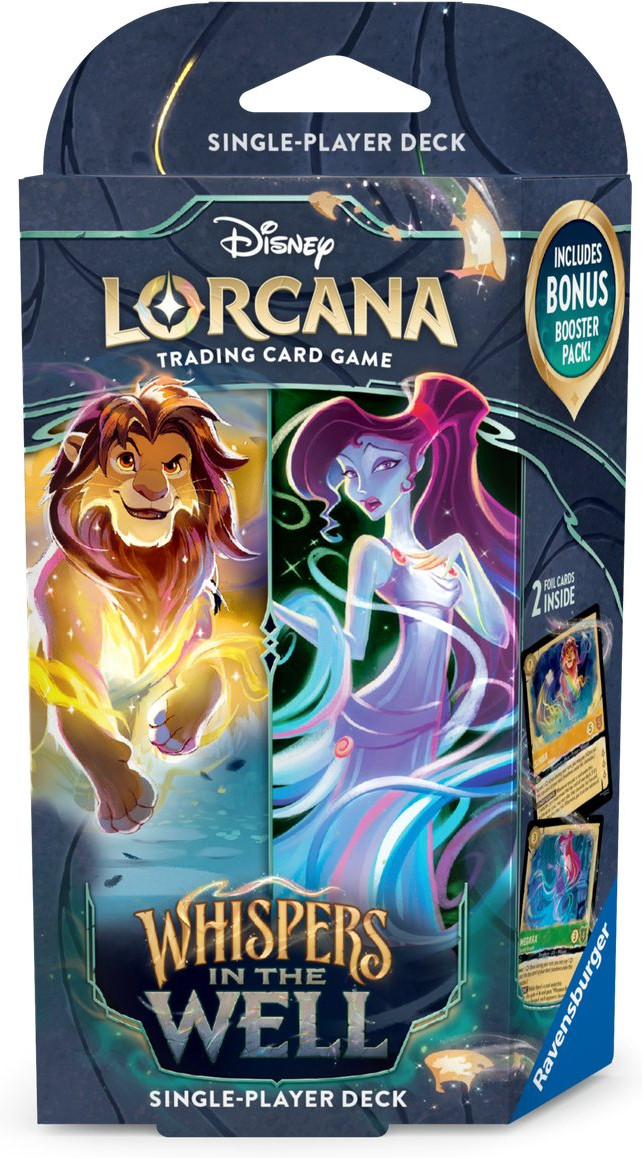 Disney Lorcana – Whisper in the Well Starter Deck – Simba & Megara